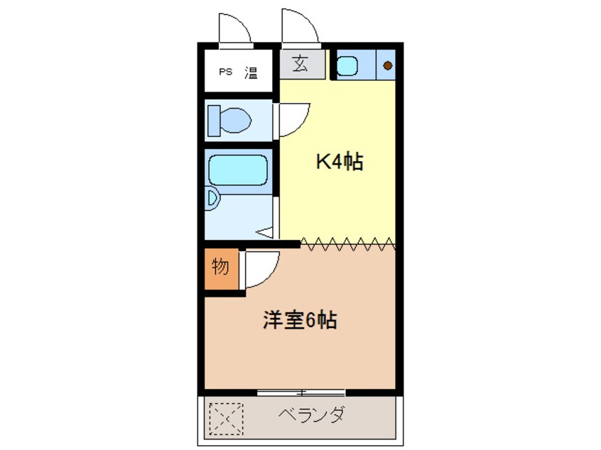 間取図 ハイツ矢頭