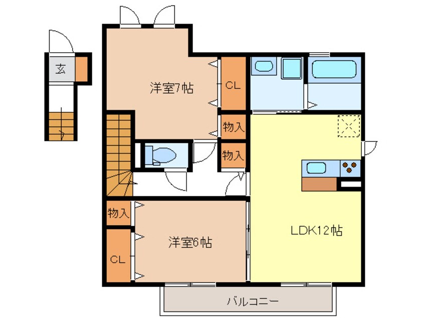 間取図 アクエリアス