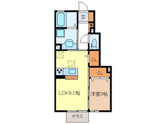 間取図 ラ ルーチェ 幸町