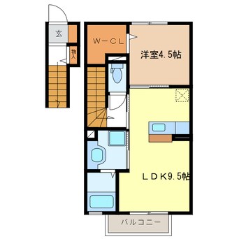 間取図 ラルーチェ江戸橋