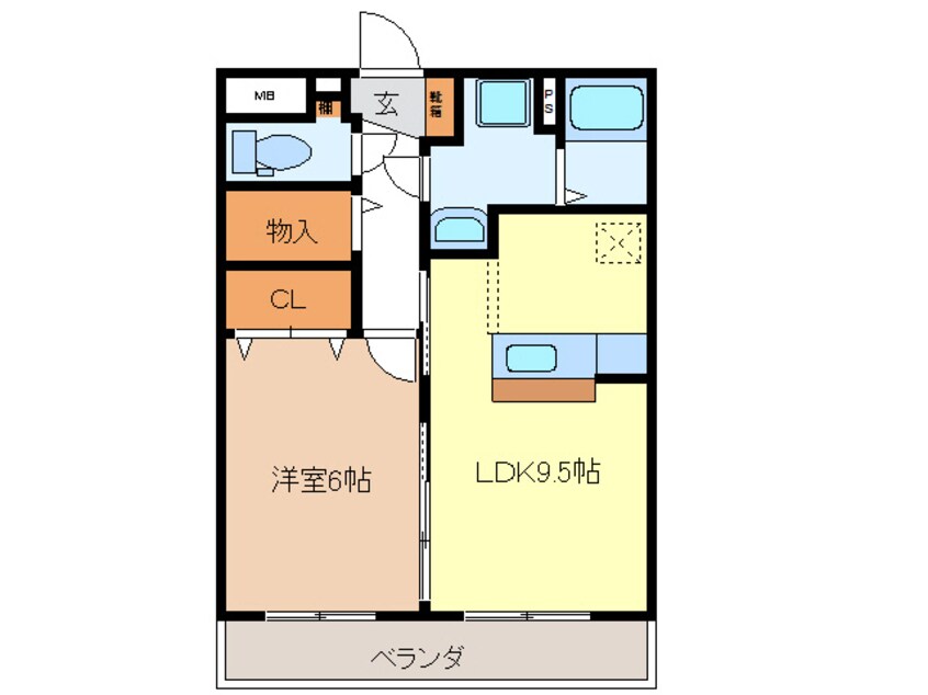 間取図 リオンドール桜橋