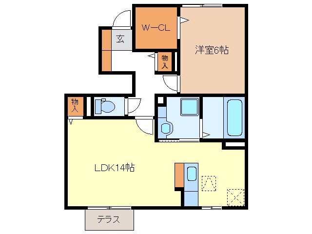 間取り図 サウス・ルミエール