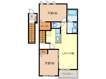 間取図 フローラⅠ・Ⅱ