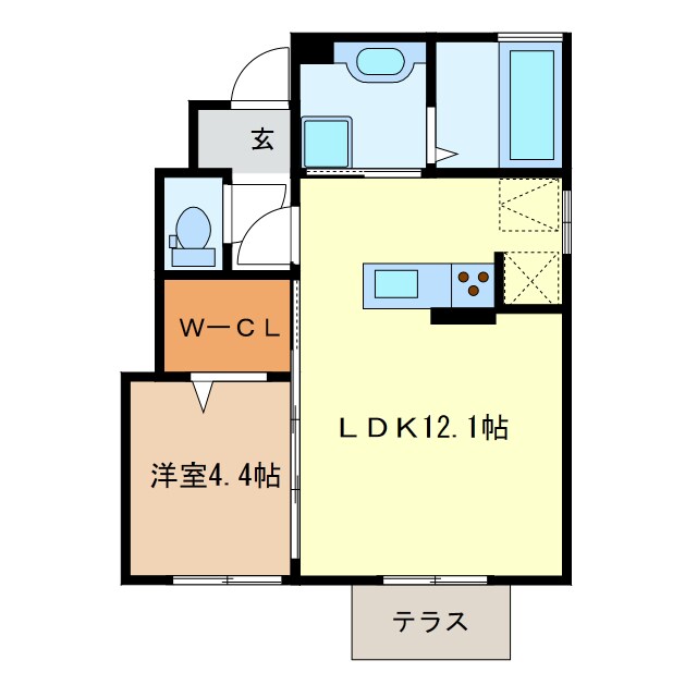 間取り図 ジーウィズダム　B棟