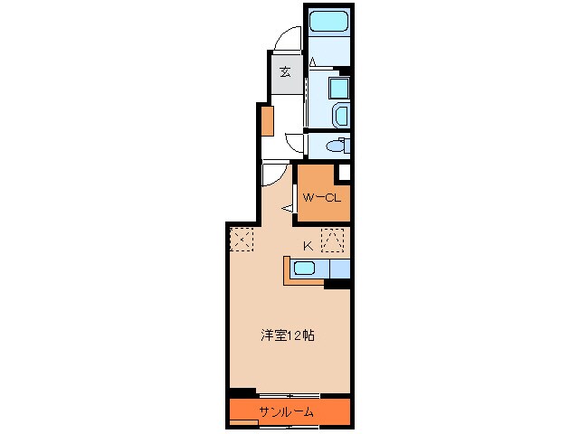 間取り図 ジラソーレ　Ｍ