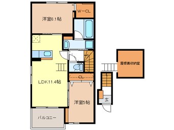 間取図 セント・カリヨン