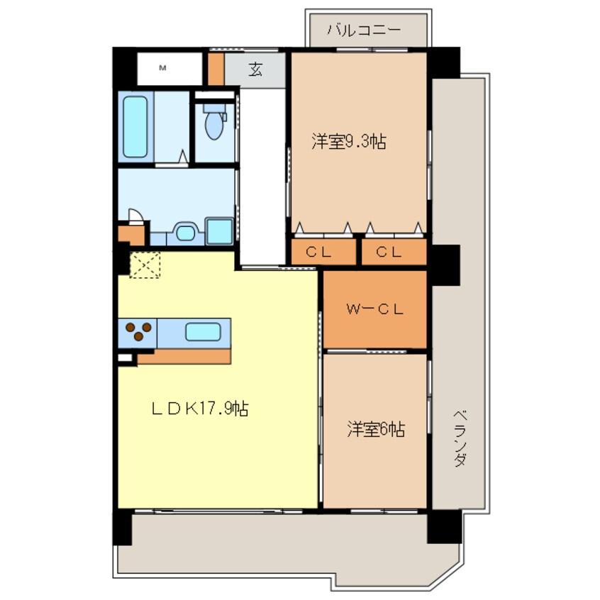 間取図 コーディアルコート津