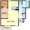 RESIDENCE高茶屋 1LDKの間取り