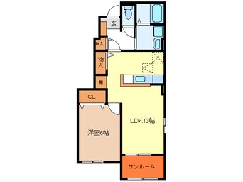 間取図 サンシャインSU