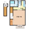 ネクスト島崎 1Kの間取り