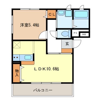 間取図 Fujikata M’s