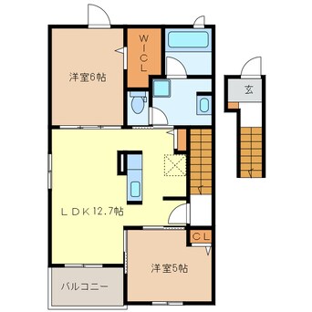 間取図 エトワール藤方