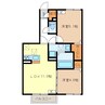 D-room江戸橋 2LDKの間取り