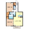 D-room江戸橋 2LDKの間取り