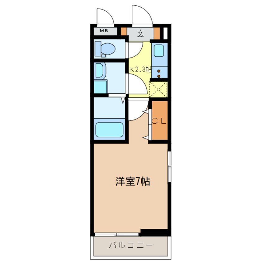 間取図 グリーン　フォレスト