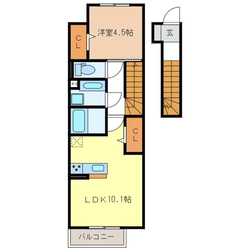 間取図 グランテージ上浜
