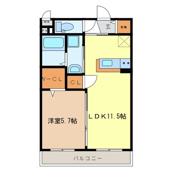 間取図 ベルフォーレ