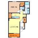 ソレアードＫ・Ⅳの間取図