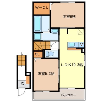 間取図 フロンティア　ＴＨ