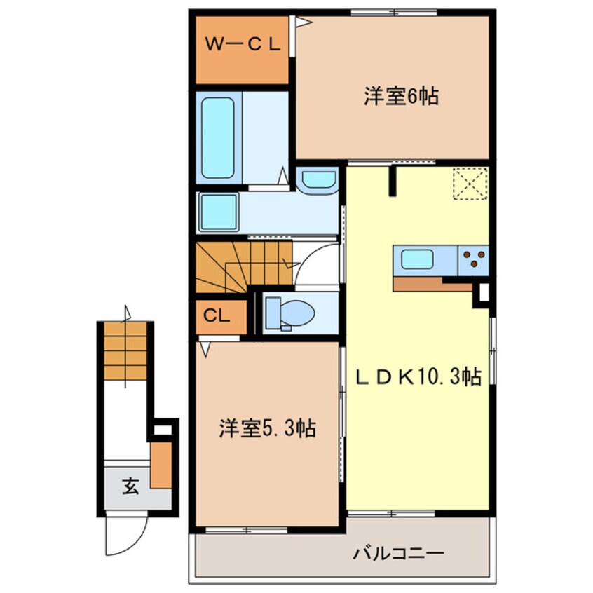 間取図 フロンティア　ＴＨ