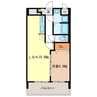 Z.bldg. 1LDKの間取り