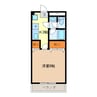 AZURE COURTE Ⅰ 1Kの間取り
