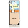 AZURE COURTE Ⅰ 1DKの間取り