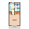 AZURE COURTE Ⅰ 1Kの間取り