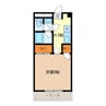 AZURE COURTE Ⅰ 1Kの間取り