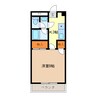 AZURE COURTE Ⅰ 1Kの間取り