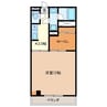 AZURE COURTE　Ⅱ 1Kの間取り