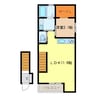 Aria 1LDKの間取り