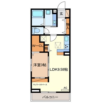 間取図 K TOWN津新町