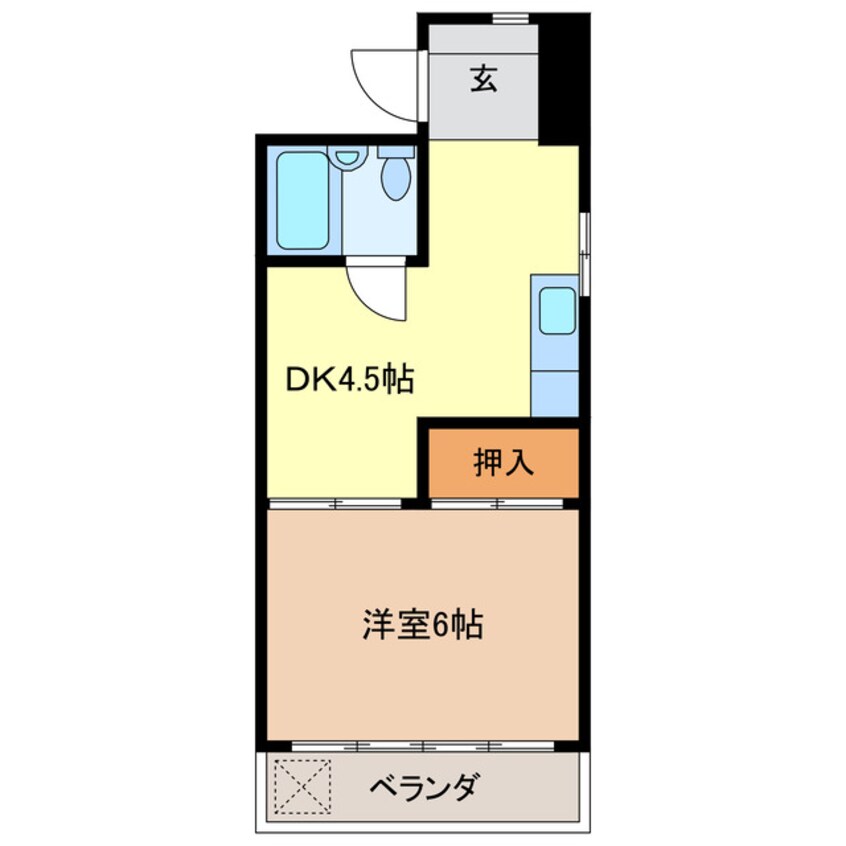 間取図 サカエハイツ