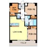 グランプレジール 2LDK+Sの間取り