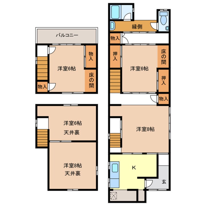 間取図 高茶屋1丁目M様邸