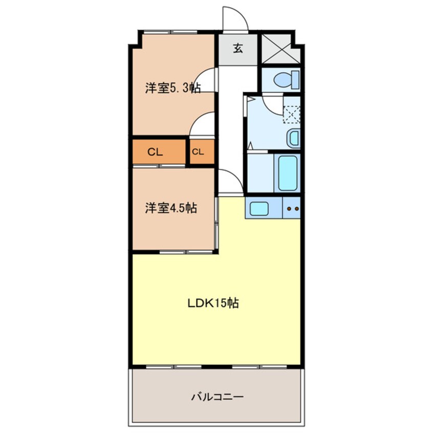 間取図 リバーサイド鈴鹿