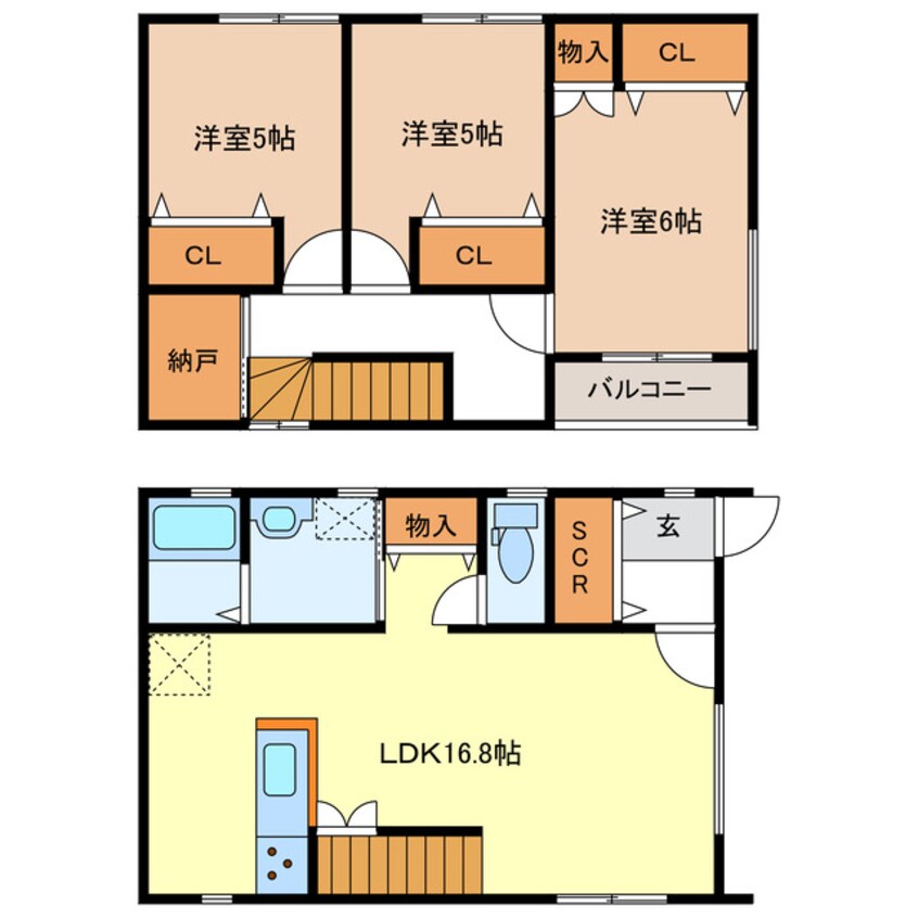 間取図 AKATSUKI　HOUSE