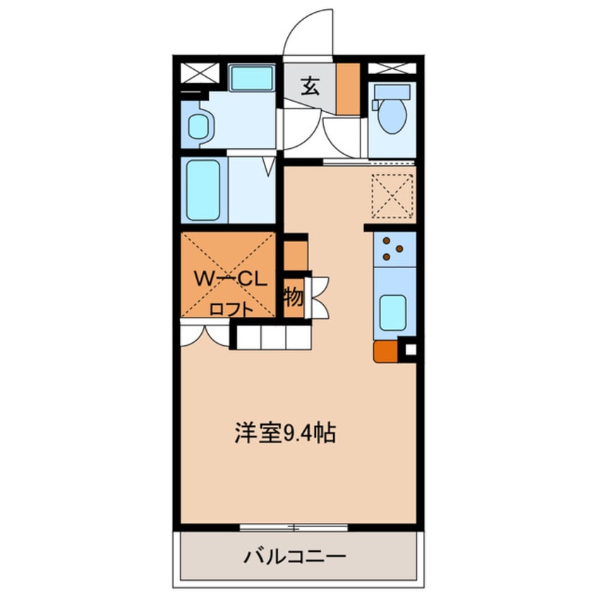 間取図 ラグナ幸町