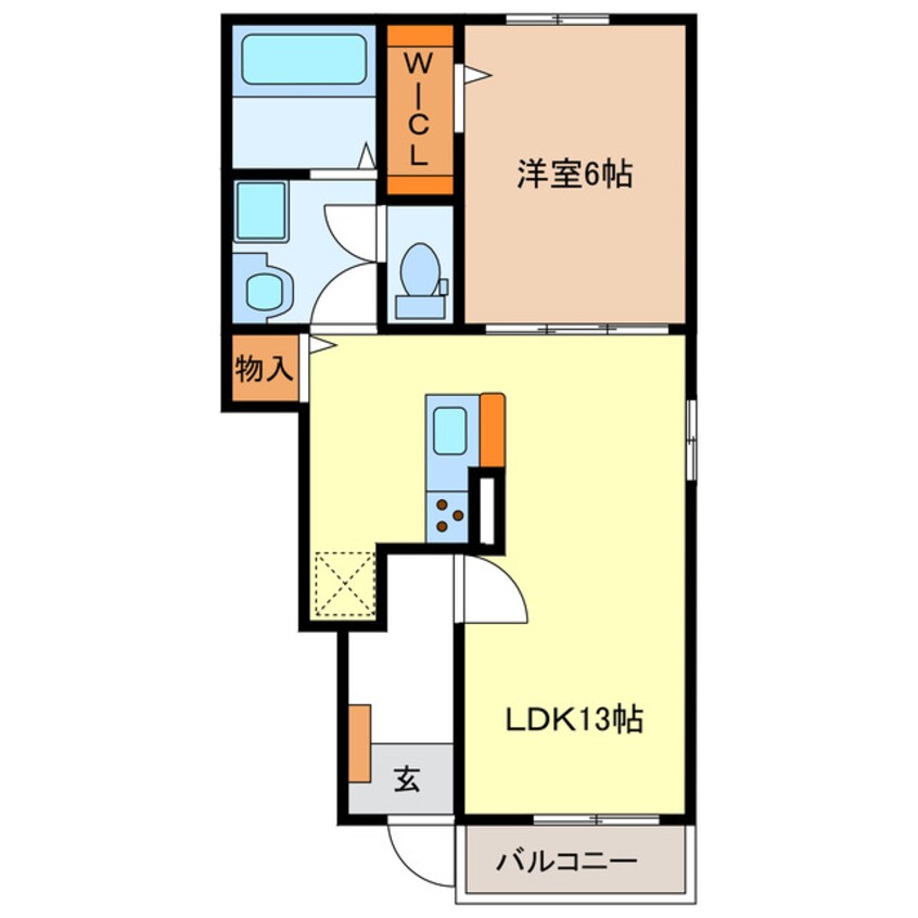 間取図 クレメントⅠ