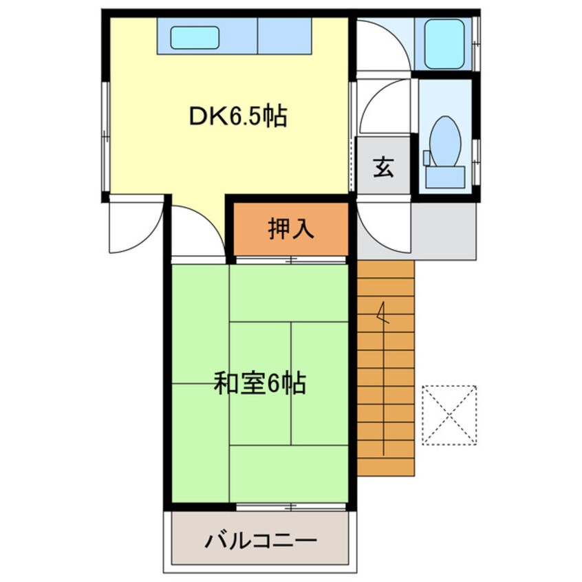 間取図 広明町　M様貸家