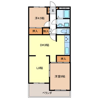 間取図 ハイマート丸の内