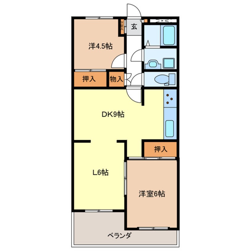 間取図 ハイマート丸の内