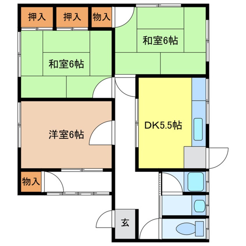 間取図 垂水Y様貸家