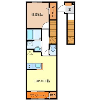 間取図 ピースコート