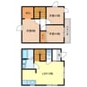 柳山津興戸建て 3LDKの間取り