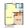Cerezo（ｾﾚｯｿ）C棟 1LDKの間取り