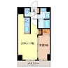 IL VIALE 1LDKの間取り