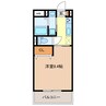 ファインテラス 1Kの間取り