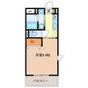 ファインテラス 1Kの間取り